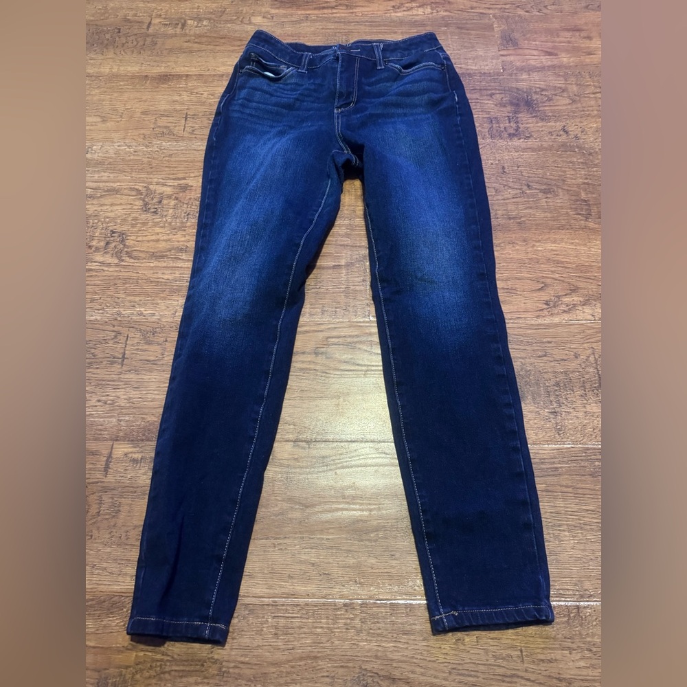 Time & Tru high rise skinny jeans 6